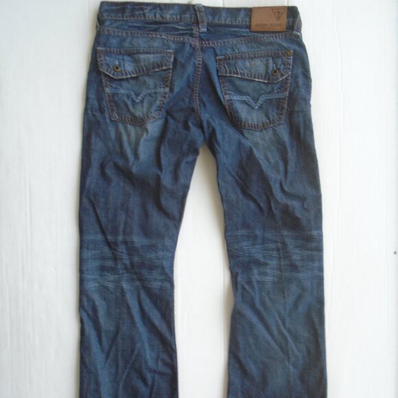 Guess Mens Falcon Boot Jeans Pants Size 36 x 32 Blue